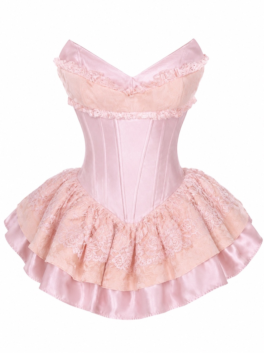 Wet Avocado Ballet Dream Mini Corsett Dress